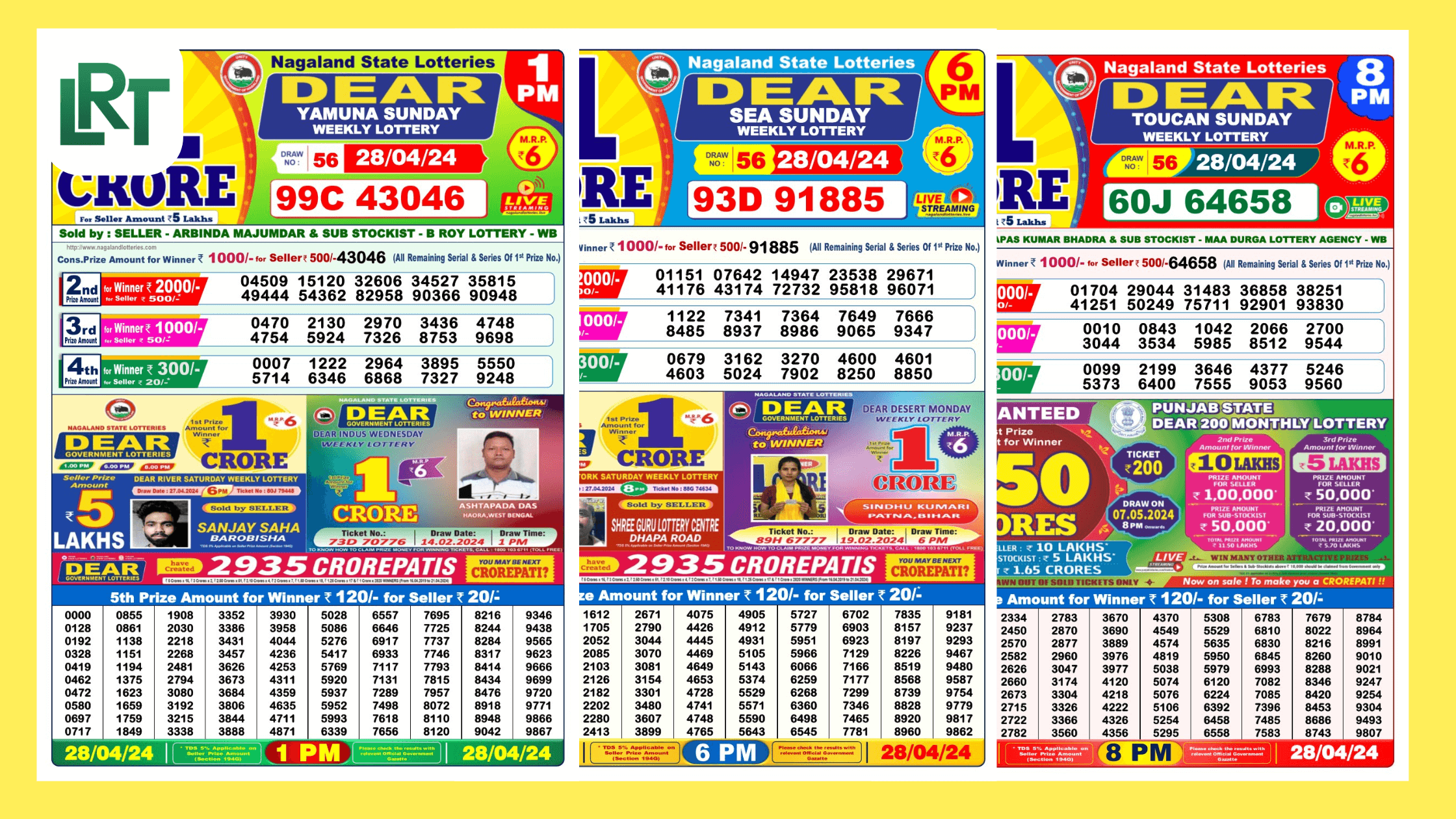 Lottery Sambad Today 22-08-2024 Results | 1PM, 6PM , 8PM