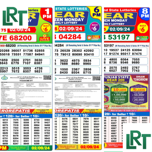 Lottery Sambad Today 02-09-2024 Results | 1PM, 6PM , 8PM